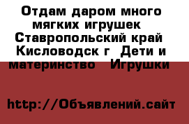 Отдам даром много мягких игрушек - Ставропольский край, Кисловодск г. Дети и материнство » Игрушки   